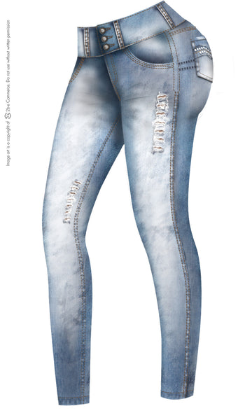 LT.ROSE 2016 Jeans Colombianos Levanta Cola Blue Denim Butt Lifter Jeans  Blue 11 