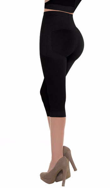 Colombian Shaperwear Butt-lifting Girdle High- Waisted Capri LT.Rose 21993