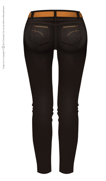 LT.ROSE 2003 Black Classic Butt Lifting Jeans | Jeans Levanta Cola