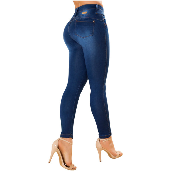 Colombian Mid Rise Skinny Jeans Colombianos Levanta Cola LT.Rose 2001 –  Fajas Colombianas Shop